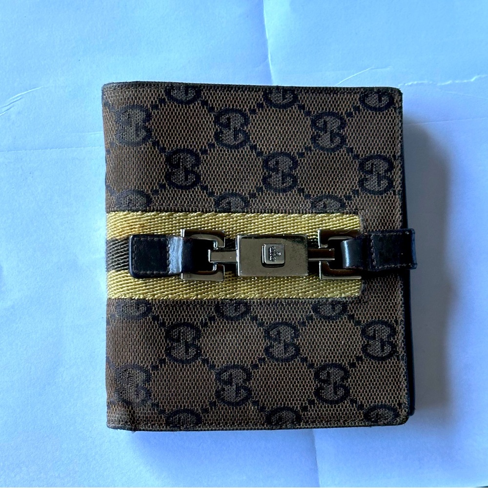 Vintage Gucci monogram wallet